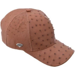 Cachucha Piel Avestruz Cognac