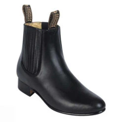 El Besserro Men's Black Botin Charro