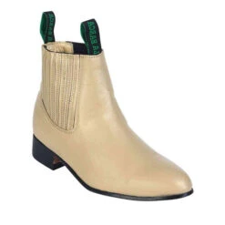 La Barca Men's Hueso Leather Botin Charro