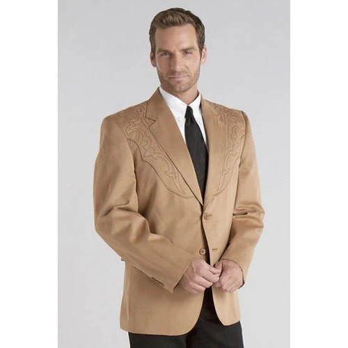 Circle S Men's Apparel - Galveston Sport Coat W/ Boot-Stitch Yokes - Camel 1 Circle S Men's Apparel - Galveston Sport Coat W/ Boot-Stitch Yokes - Camel
