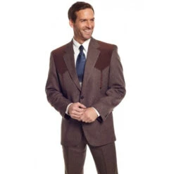 Circle S Men's Apparel - Heather Boise Sportcoat - Chestnut