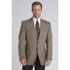 Circle S Men's Apparel - Plano Sportcoat - Donegal Brown