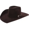 American Hat Co 10X Chocolate 4-1/2" Brim Open Crown Felt Cowboy Hat