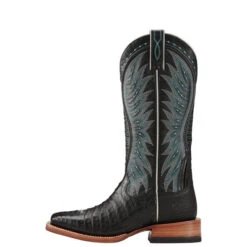 Ariat Vaquera Caiman Square Toe Cowgirl Boots -Exotic Clothing file 1414