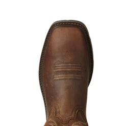 Ariat Mens Groundbreaker Square Toe Work Boots -Exotic Clothing file 1442