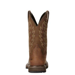 Ariat Mens Groundbreaker Square Toe Work Boots -Exotic Clothing file 1443