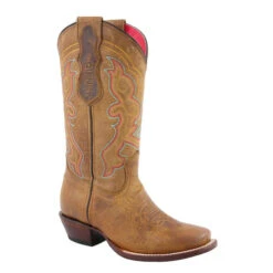 Quincy Honey Square Toe Cowgirl Boots