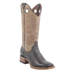 White Diamonds Boots Women's Brown Wide Square Toe Boots