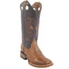 White Diamonds Boots Women's Gold Brown Wide Square Toe Boots