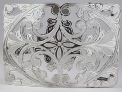Charro Buckle Floreada
