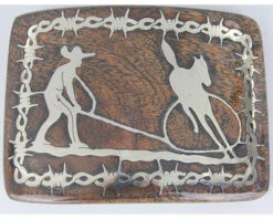 Manganas A Pie Charro Buckle