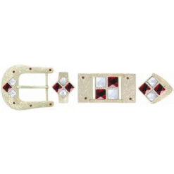 HARDWARE 4 STONES RED-WHITE BK3112