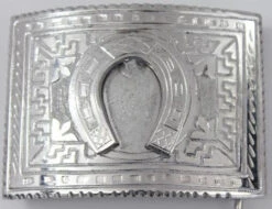 Western Horseshoe Charro Buckle