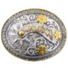 OVAL METAL BUCKLE WITH JALISCO WD017