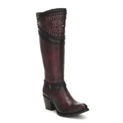 Cuadra Ladies Wax Wine Tall Boot - 2Q2ACS
