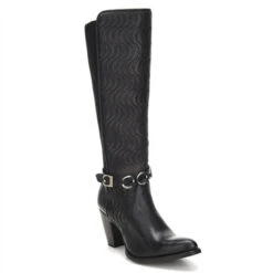 Cuadra Ladies Res Volturno Black Tall Boot