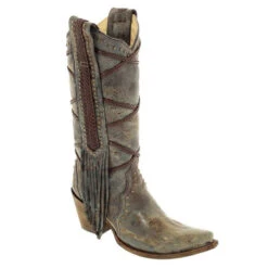 Corral Women’s Braided Overlay And Studs Western Boots