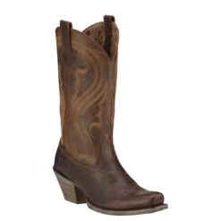 Ariat Women’s Lively Sassy Brown Western Fashion Boots -Exotic Clothing file 1890