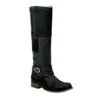Cuadra Black Ladies Military Style Boot