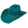 Charlie 1 Horse Teal With It – Wool Cowgirl Hat