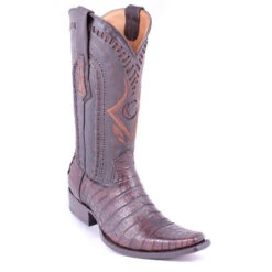 Cuadra Mens European Caiman Boot - Lumber Whisky