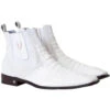 Men's Vestigium Genuine Caiman Belly Chelsea Boots Handcrafted