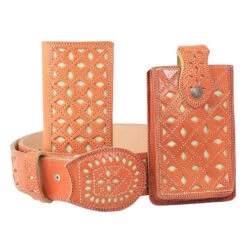 Cinto Charro Navajeado Miel