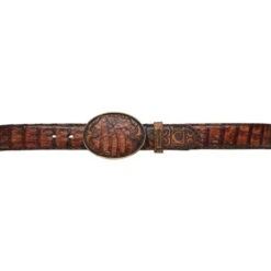 Cuadra Lumber Whisky Caiman Belt