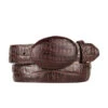 Brown Caiman Belly Cowboy Belt