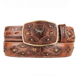 Men's Caiman Western Fashion Belts -Exotic Clothing file 299