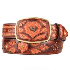 Men's Caiman Western Fashion Belts -Exotic Clothing file 300