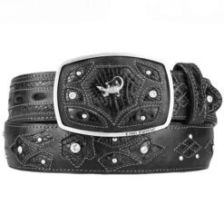 Men's Caiman Western Fashion Belts -Exotic Clothing file 302