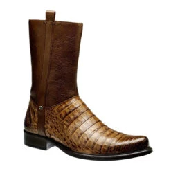 Cuadra Men's Caiman Belly Dress Boot -Exotic Clothing file 31