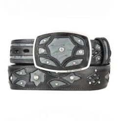 Men's Western Fashion Ostrich Belts -Exotic Clothing file 324