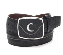 Cuadra Men's Modern Leather Belt