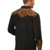 Scully Men's Copper Embroidered Gunfighter Shirt