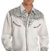 Scully Fancy Full Stitched Retro Western Shirt