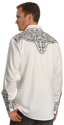 Scully Fancy Full Stitched Retro Western Shirt 2 Scully Fancy Full Stitched Retro Western Shirt - Image 2