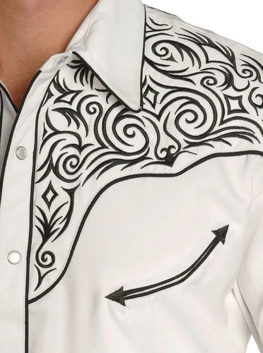 Scully Fancy Full Stitched Retro Western Shirt 3 Scully Fancy Full Stitched Retro Western Shirt - Image 3