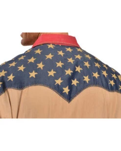 Scully Patriotic Pick Stitched Western Shirt -Exotic Clothing file 434