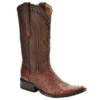 Cuadra Men's European Style Ostrich Boots - Almond