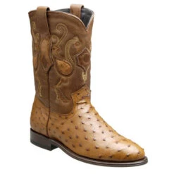 Cuadra Men's Roper Ostrich Boots