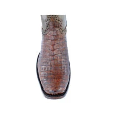 Cuadra Men's Lumber Bone Caiman Belly Boots - Semi Square Toe 5 Cuadra Men's Lumber Bone Caiman Belly Boots - Semi Square Toe -Exotic Clothing file 514