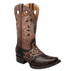 Cuadra Men's Caiman Belly Pro Rodeo Square Toe Boots