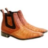 Men's Vestigium Genuine Caiman Belly Chelsea Boots Handcrafted
