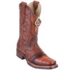 King Exotic Men's Pro Rodeo Caiman Square Toe Boots