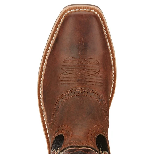 Ariat Men's Heritage Roughstock Western Boot Bar Top Brown 4 Ariat Men's Heritage Roughstock Western Boot Bar Top Brown - Image 4