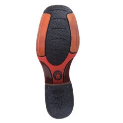 Los Altos Wide Square Toe Ostrich Boots -Exotic Clothing file 615