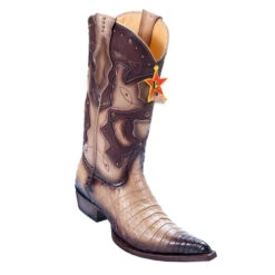 Exotic Clothing 10 Los Altos Men's Pointed Toe Caiman Belly Cowboy Boots