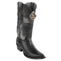 King Exotic Men's Caiman Belly Snip Toe Boots -Exotic Clothing file 644